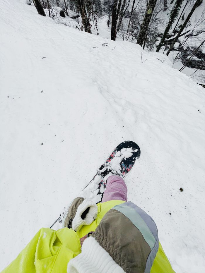The Art of Drawing Readers In: Your attractive post title goes here Experience the thrill of snowboarding on a snowy slope, capturing the excitement and motion.